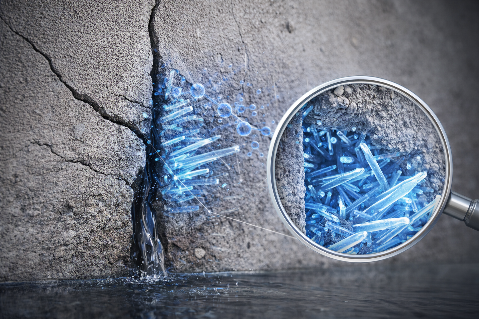 Bescon maakt gebruik van Krystol betontechnieken