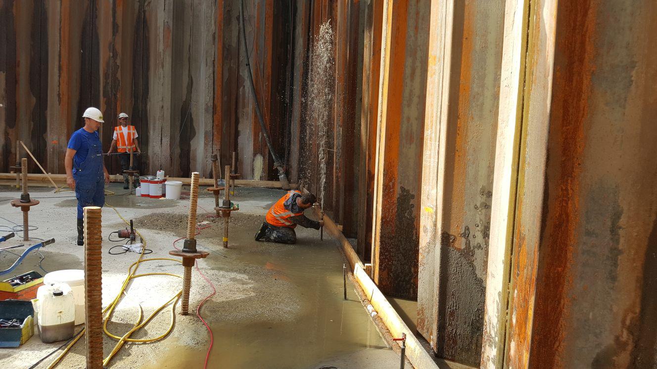 Injecteren van damwanden – Rondweg Groningen