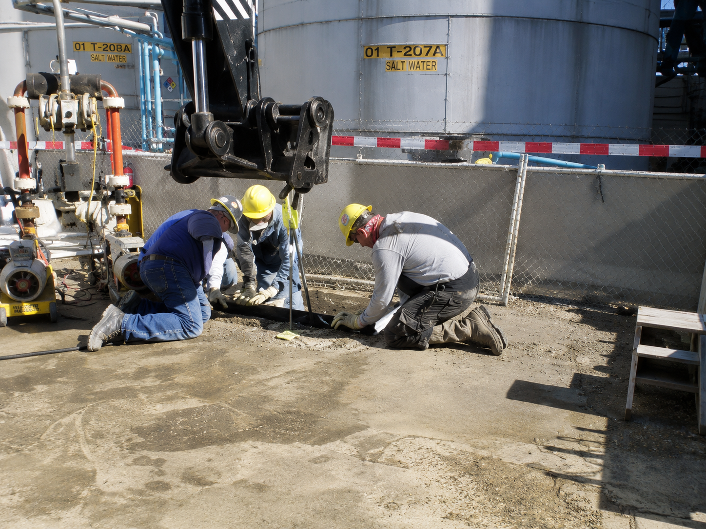 Vloersystemen chemische fabriek